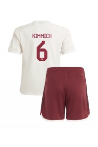 Fotbalové Dres Bayern Munich Joshua Kimmich #6 Dětské Třetí Oblečení 2023-24 Krátký Rukáv (+ trenýrky)